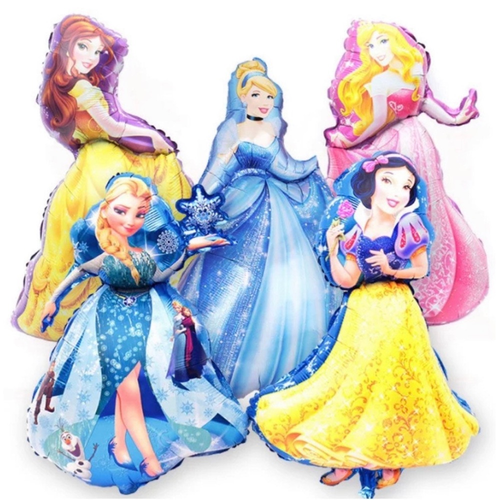 5pc disney princess balloons